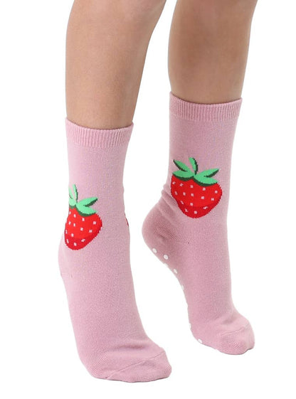 Strawberry - 3D Packaged Kids Crew Socks