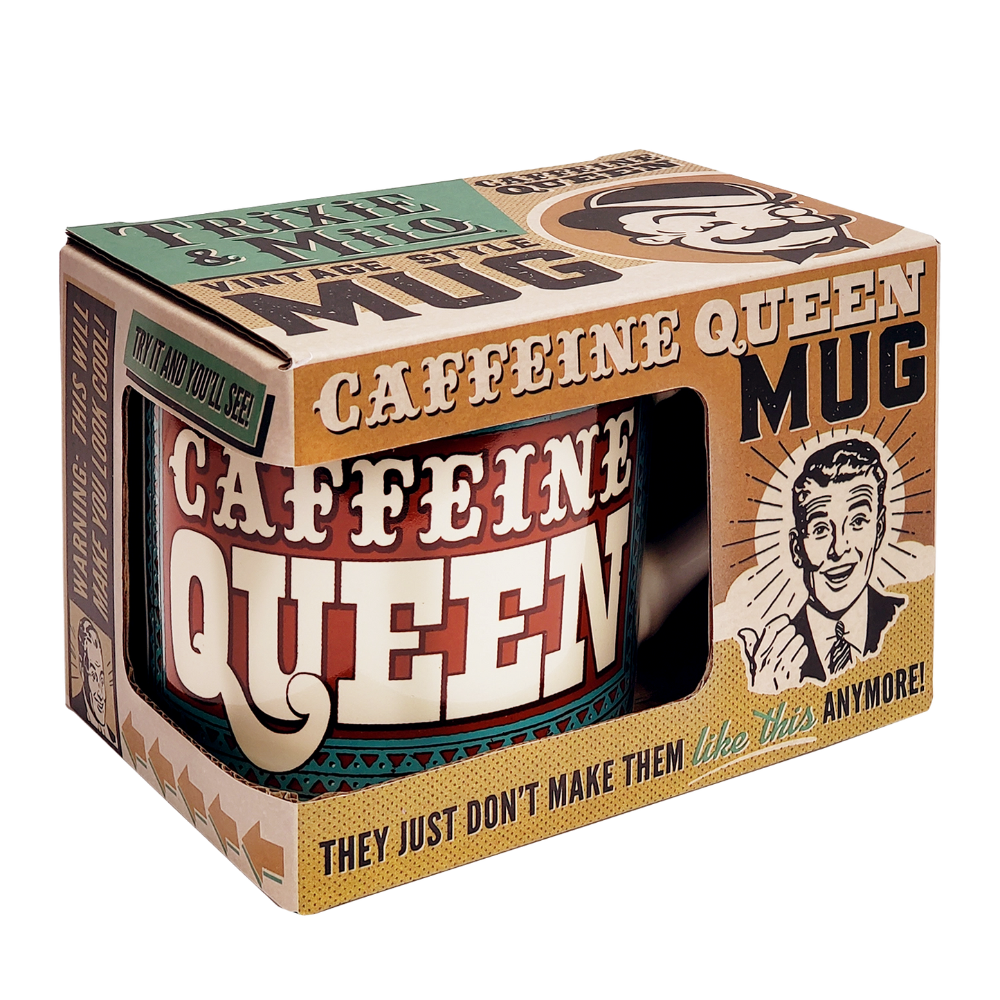 Caffeine Queen – Porcelain Mug