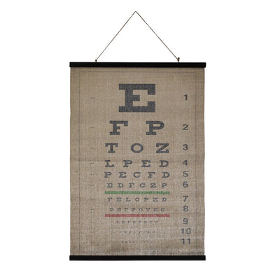 Eye Chart Scroll