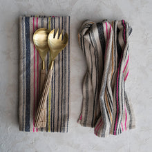 Navy Striped  - Woven Cotton Kitchen Towel
