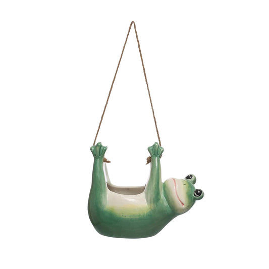 Frog - Hanging Planter
