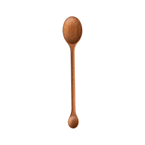 Two Sided Wooden Spoon - Carved Doussie Wood