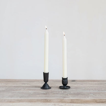 Hand-Forged Cast Iron Candle Holder