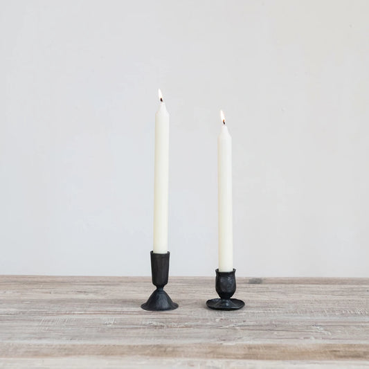 Hand-Forged Cast Iron Candle Holder