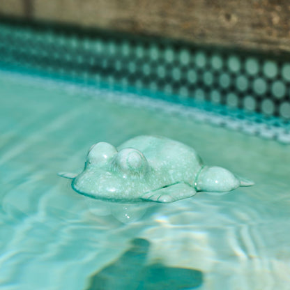 Floating Ceramic Frog