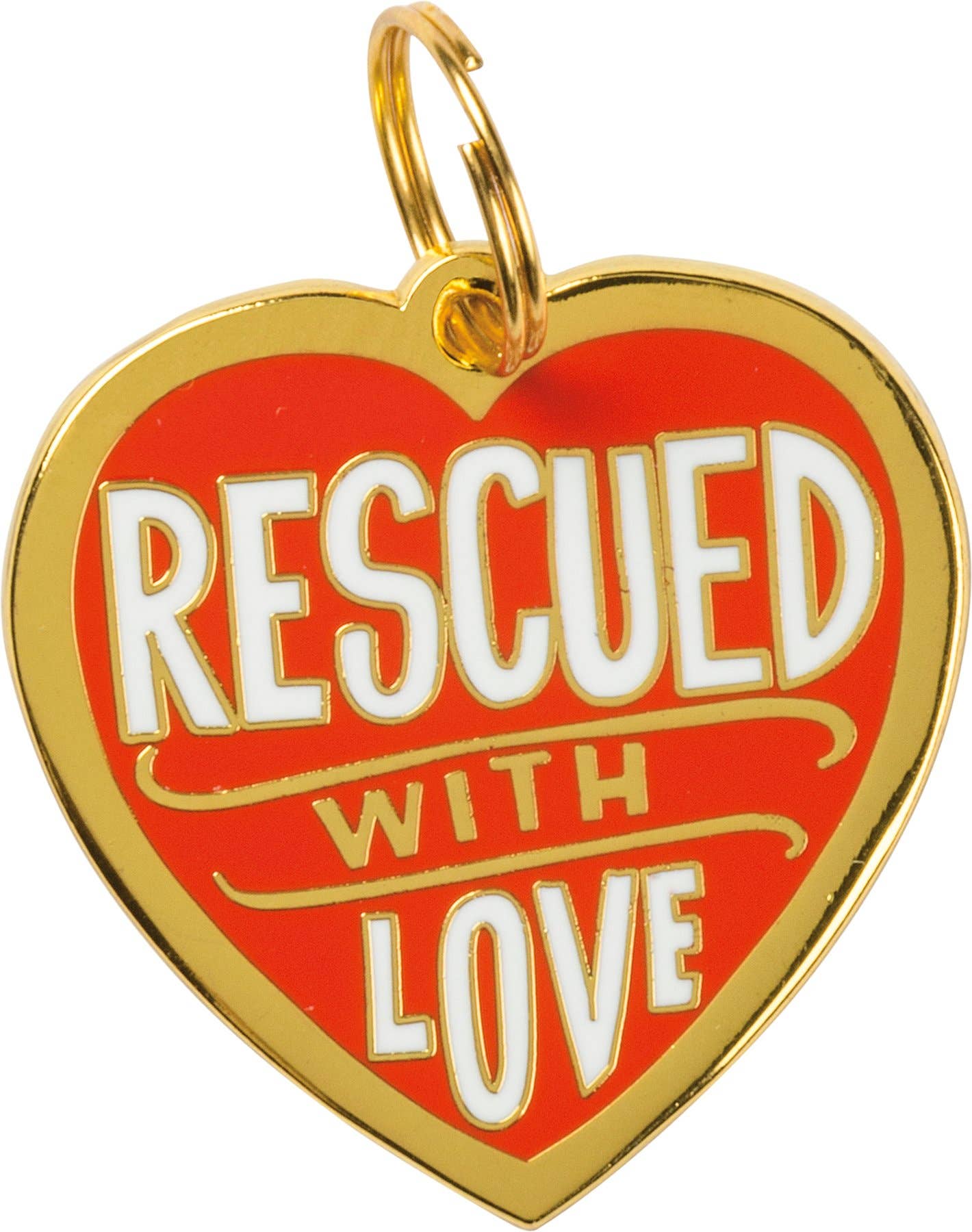Rescued With Love - Collar Charm
