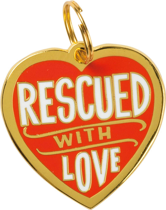 Rescued With Love - Collar Charm