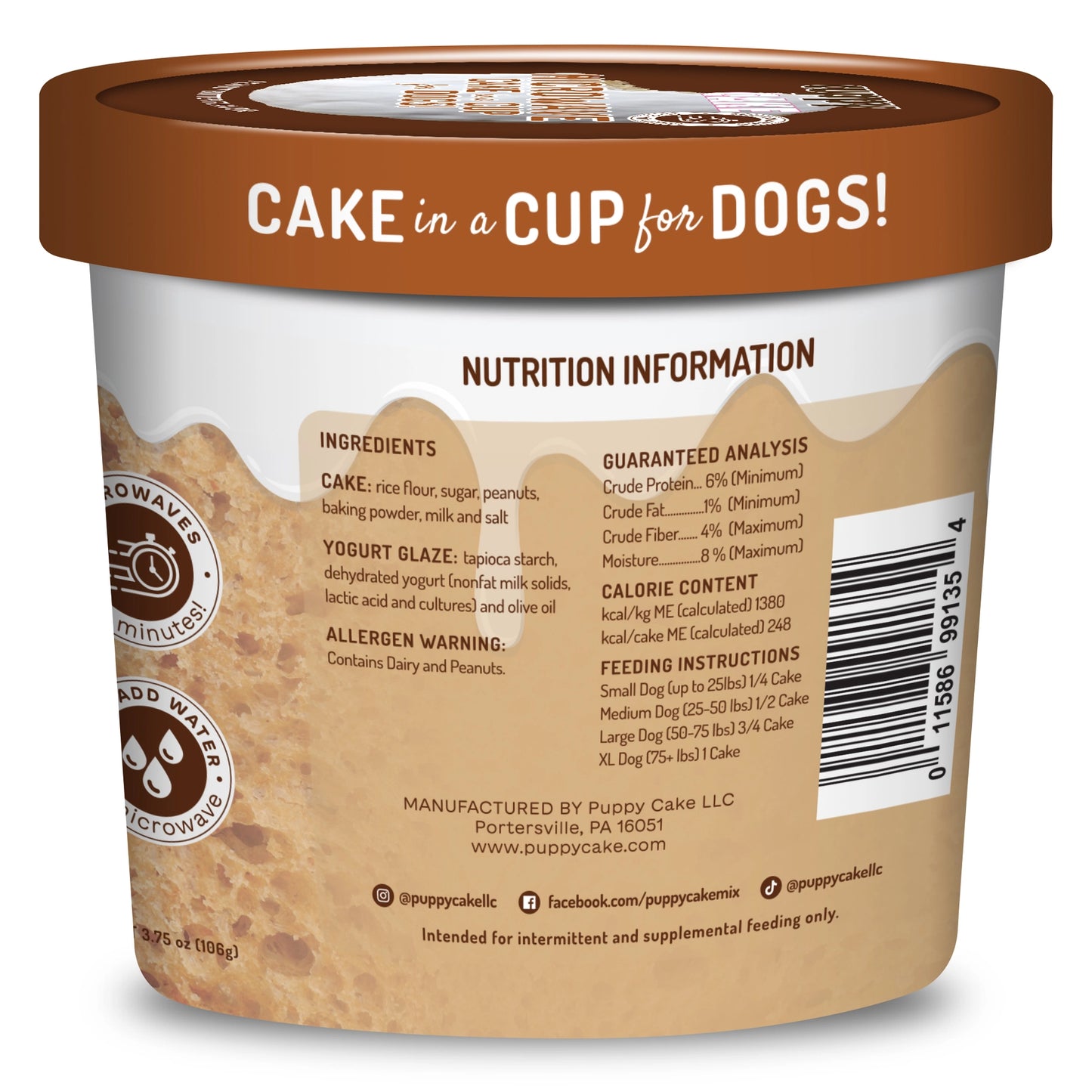 Cuppy Cake - Peanut Butter