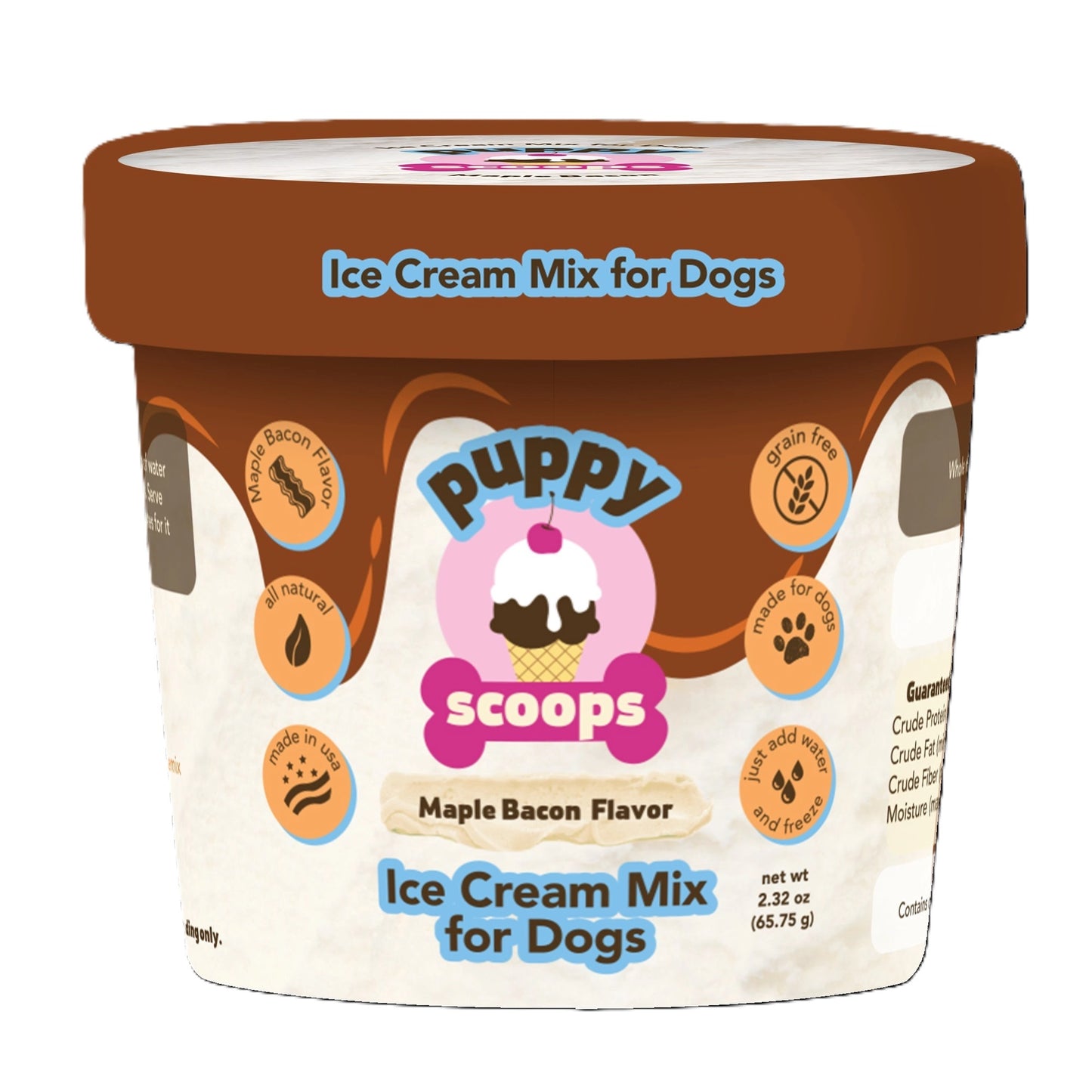 Puppy Scoops Ice Cream Mix - Sample Pack - All 4 Flavors