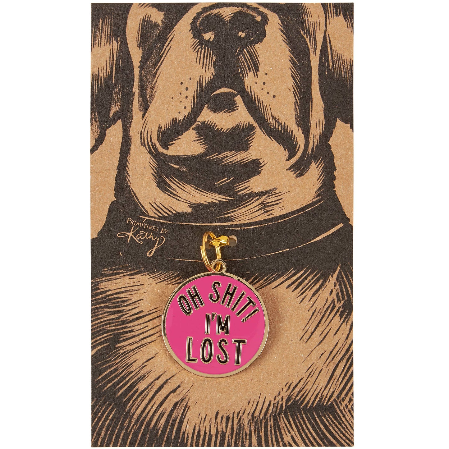 I'm Lost - Collar Charm