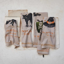 Halloween Printed Tea Towel - Assorted