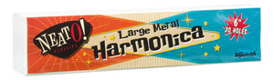 Large Metal Harmonica - Neato!