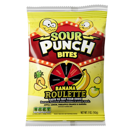 Banana Roulette - Sour Punch Bites