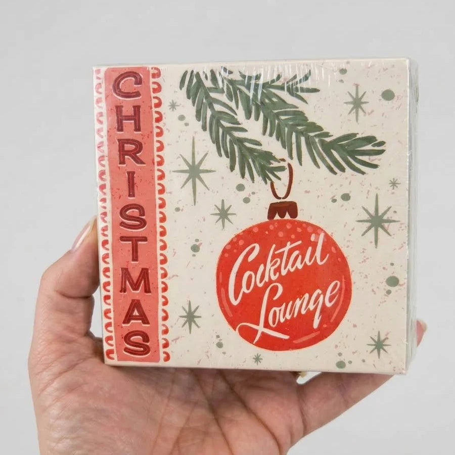 Vintage Christmas Cocktail Bar Sayings - Extra Large Matchbox