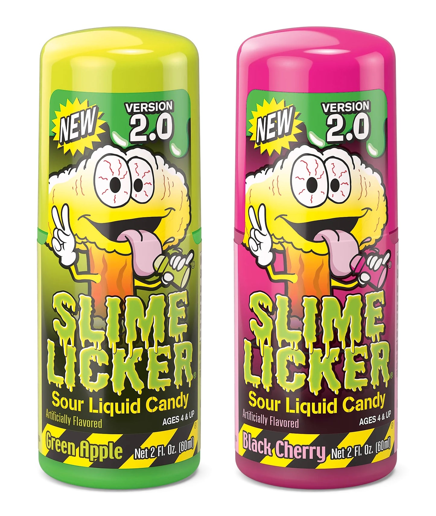 Toxic Waste - Slime Licker 2.0 - Green Apple - Black Cherry