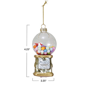 Glass Gumball - Ornament