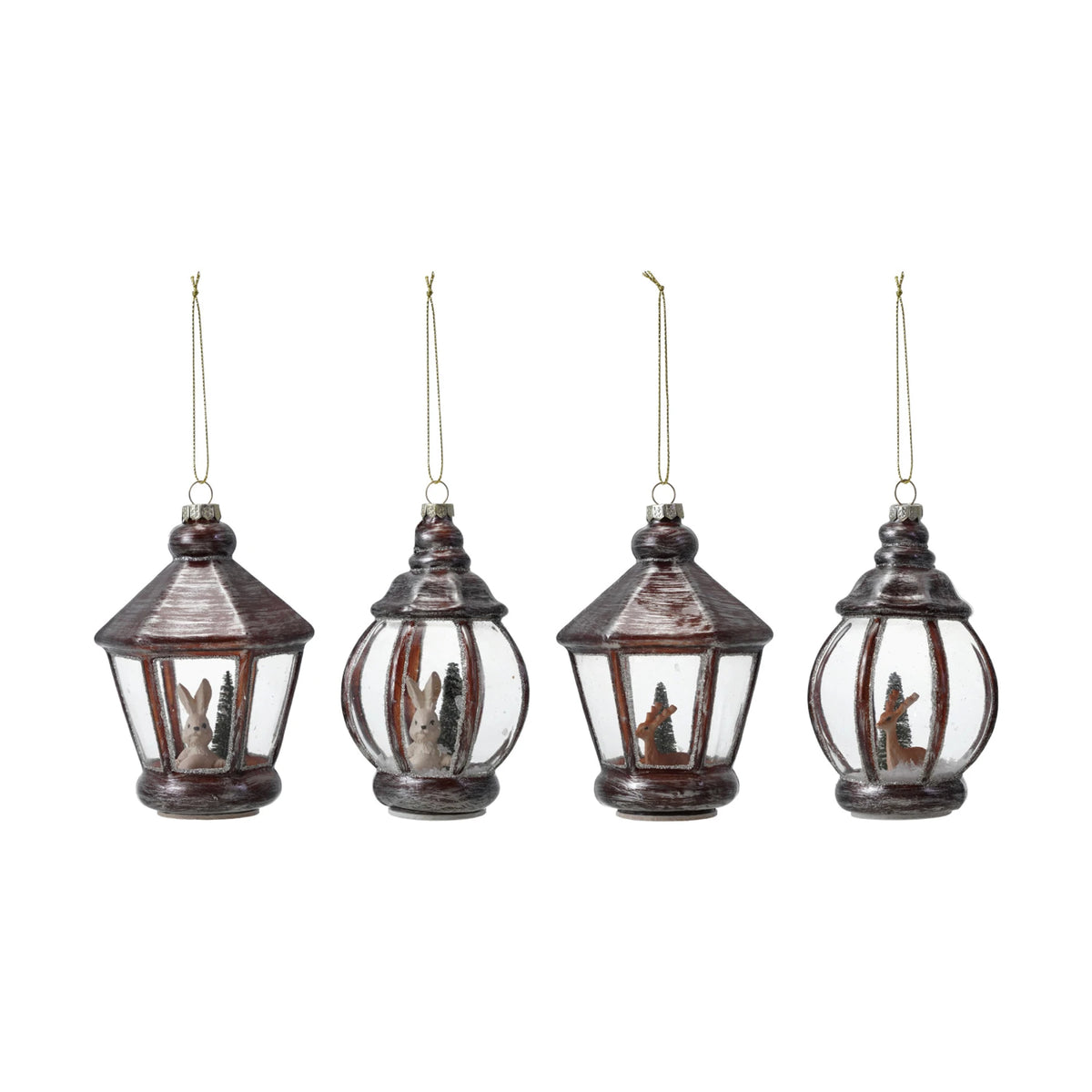 Glass Lantern - Ornament - Assorted Styles