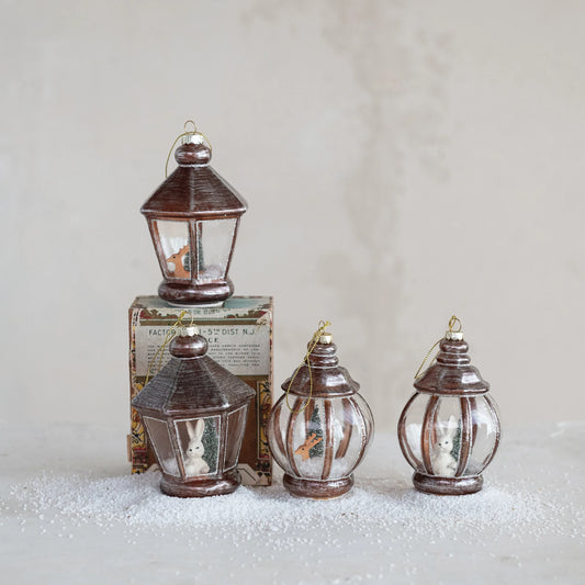 Glass Lantern - Ornament - Assorted Styles
