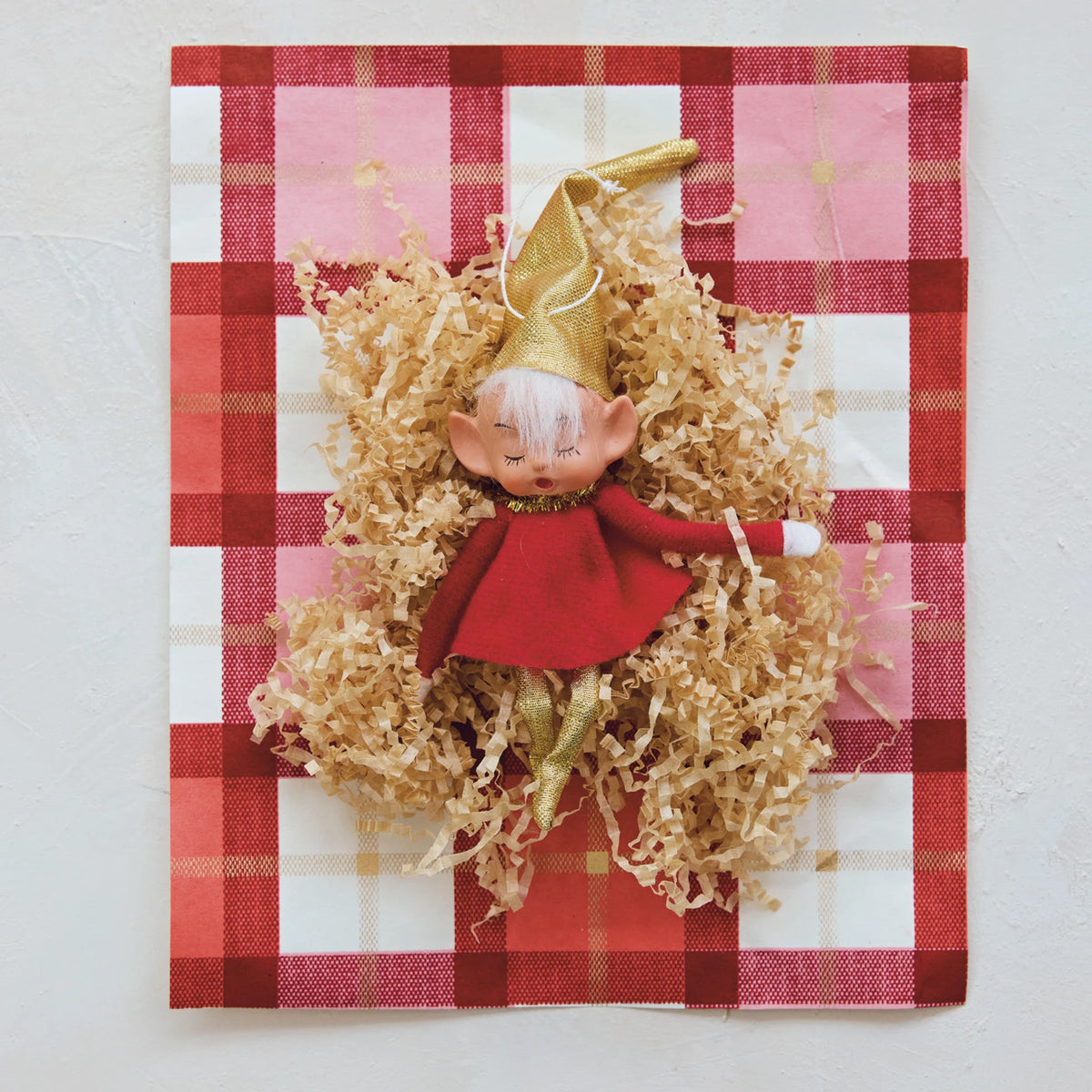 Vintage Reproduction Elf - Ornament