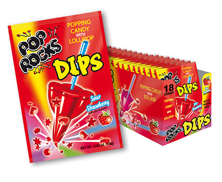 Pop Rocks Dips - Sour Strawberry - Ganje’s
