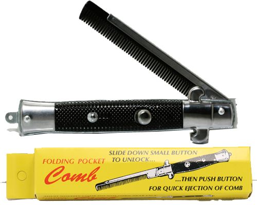 Folding Switchblade Pocket Comb - Ganje’s