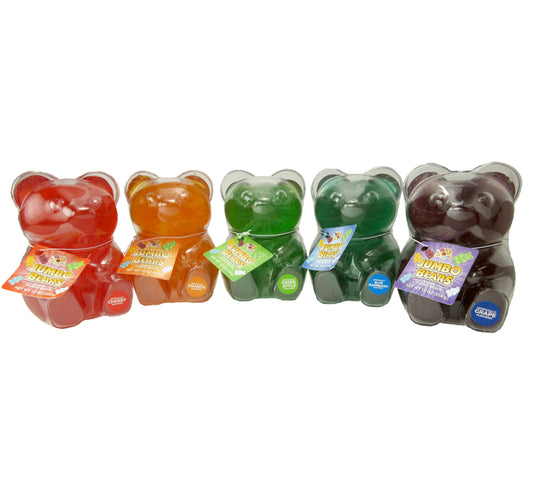 Jumbo Gummy Bears - Assorted - Ganje’s