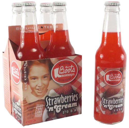 Boots Beverages - Strawberries N Cream Soda - Ganje’s