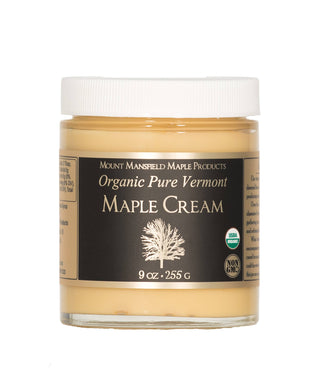 Mount Mansfield - Organic Pure Vermont Maple Cream Jar