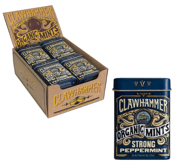 Clawhammer Organic Mints - Strong Peppermint - Ganje’s
