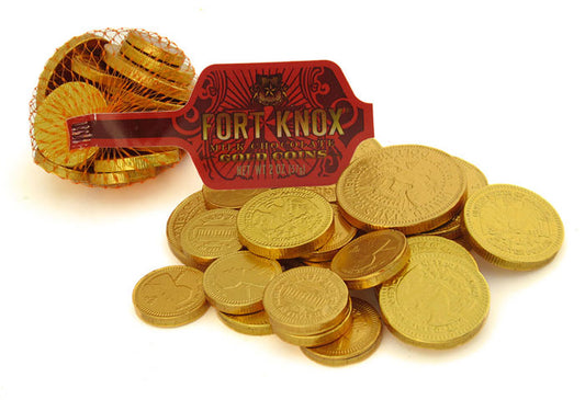 Fort Knox - Large Bag Milk Chocolate Gold Coins - Ganje’s