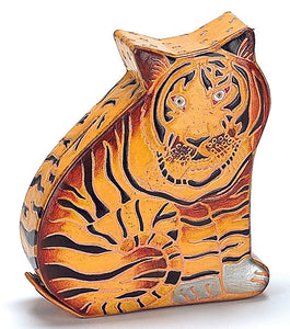 Tiger Leather Coin Bank