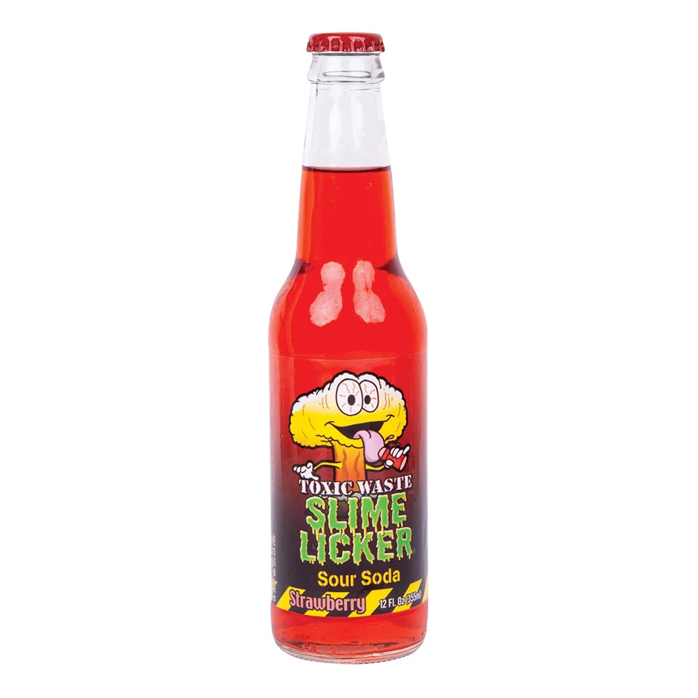 Toxic Waste - Sour Strawberry Slime Licker - Soda