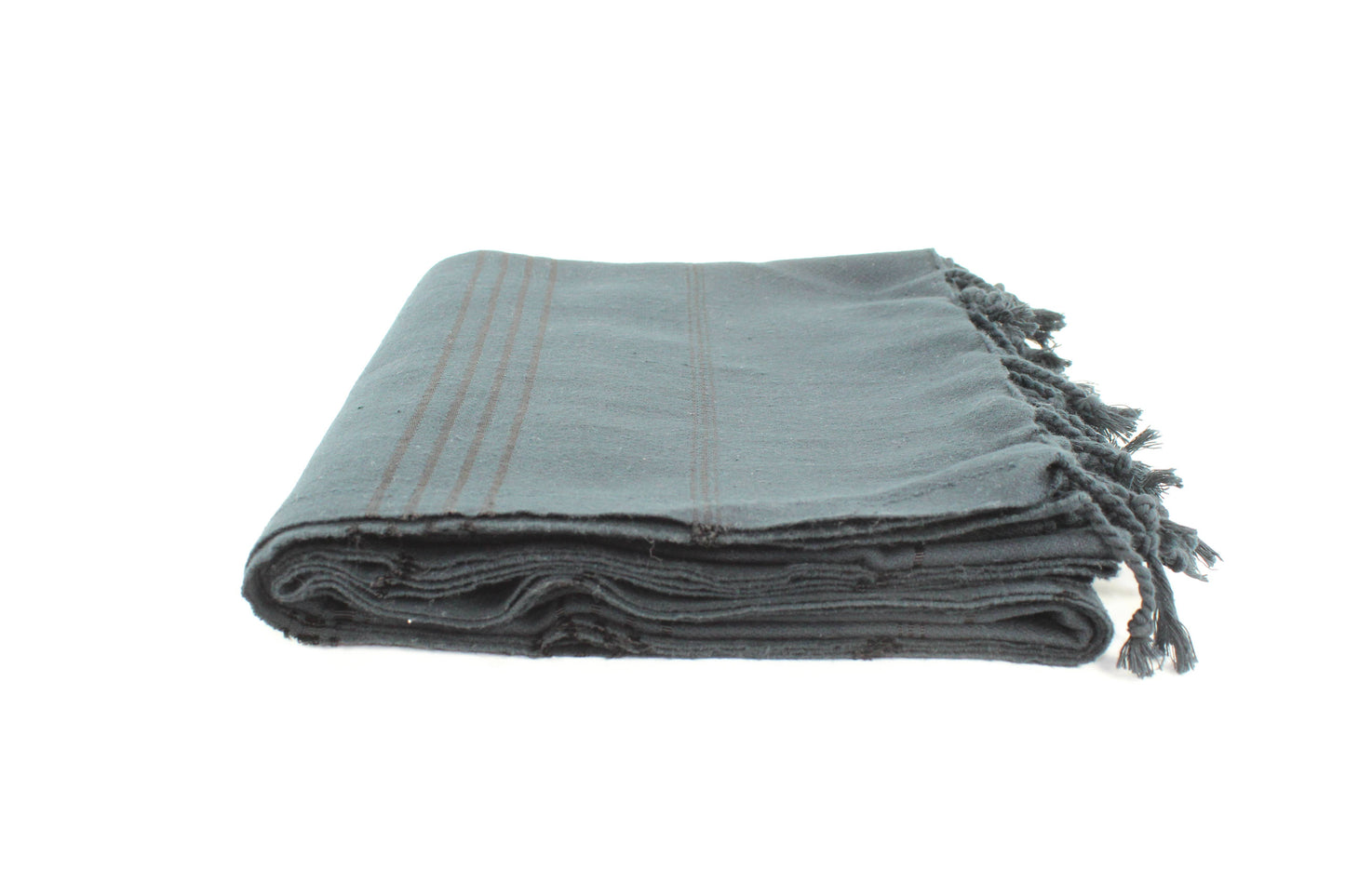 Black Striped - Turkish Peshtemal Towel