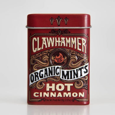 Clawhammer Organic Mints - Hot Cinnamon - Ganje’s