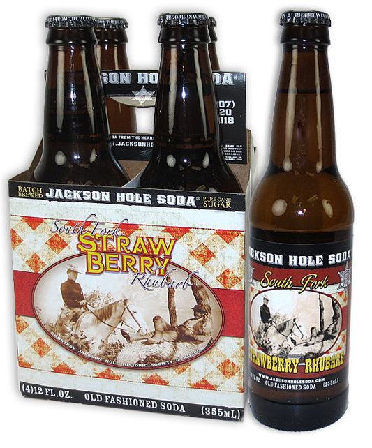 Jackson Hole - South Fork Strawberry Rhubarb Soda - Ganje’s