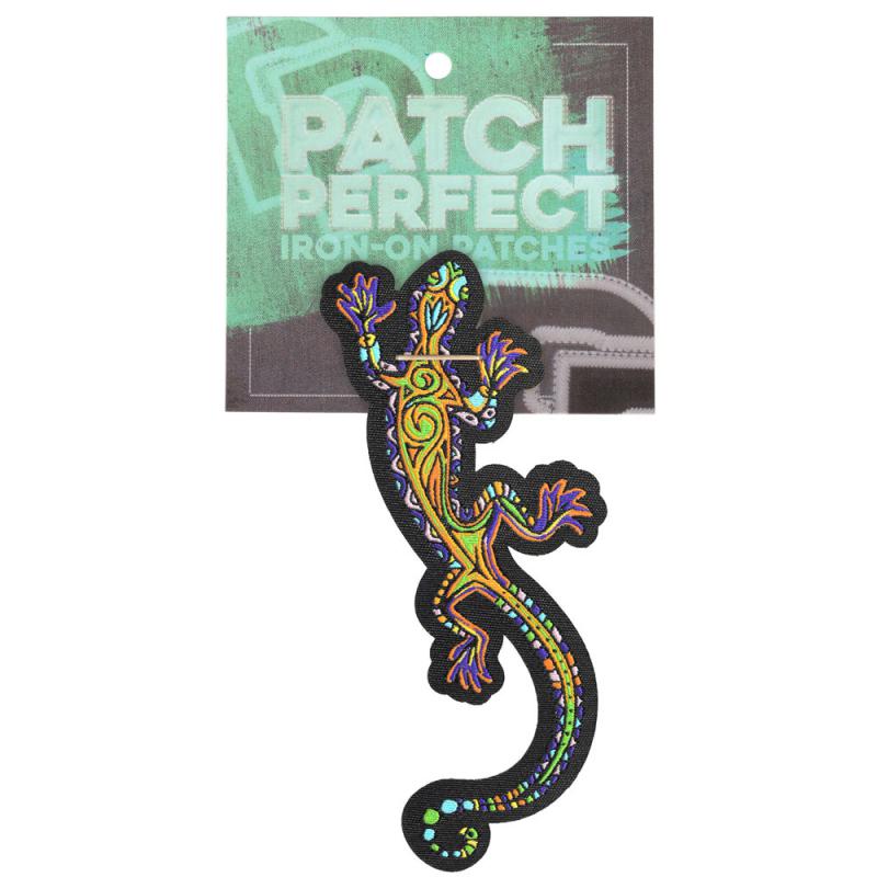Climbing Lizard - Iron On Patch