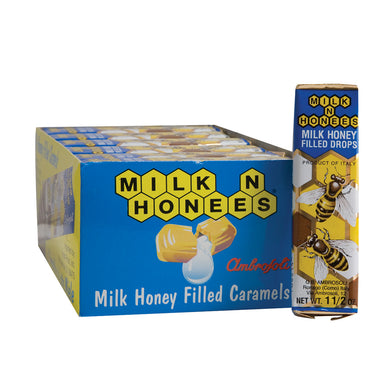 Honees Filled Caramels Drops - Milk & Honey - Ganje’s