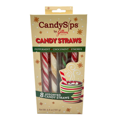 Candy Sips - Candy Cane Straws - Assorted Flavors