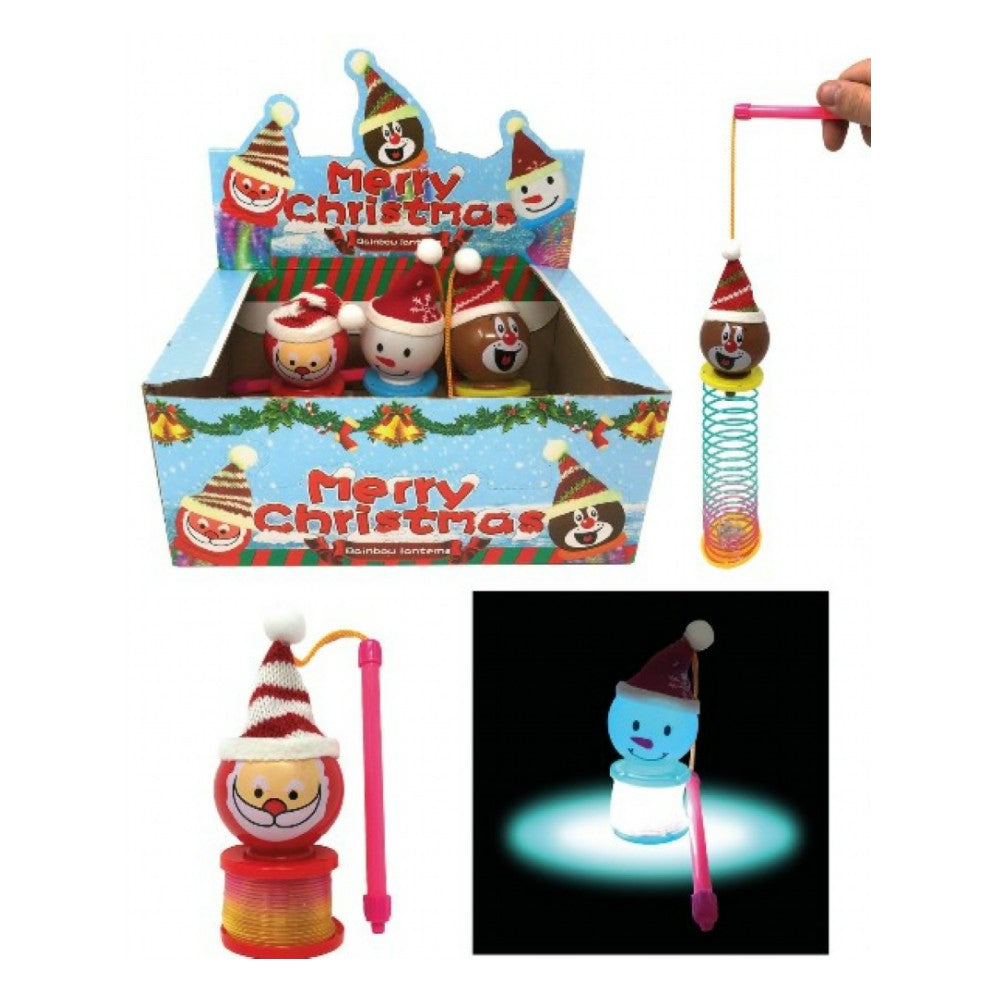 Christmas Light Up Lantern Spring Toy - Ganje’s