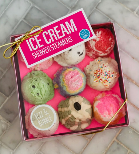 Ice Cream Shower Steamer Gift Pack - Fizz & Bubble - Ganje’s