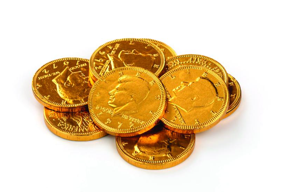 Fort Knox - Large Bag Milk Chocolate Gold Coins - Ganje’s