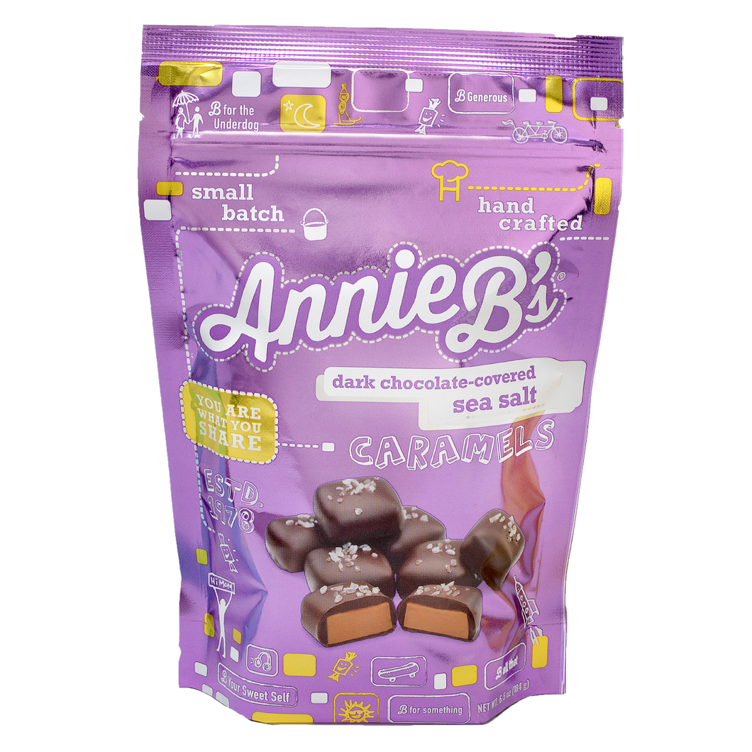 Annie B's - Dark Chocolate Sea Salt Caramels