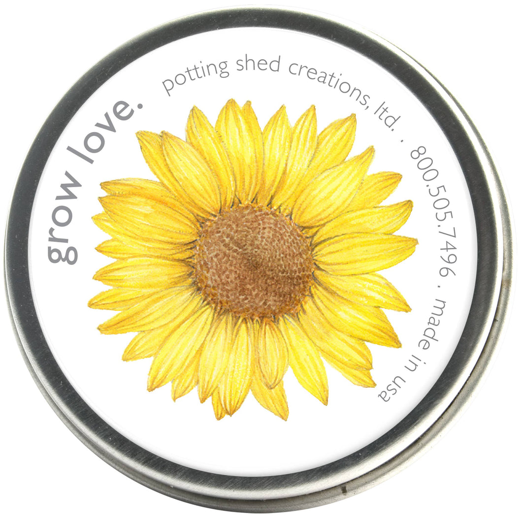 Grow Love Sunflower | Garden Sprinkles Tin