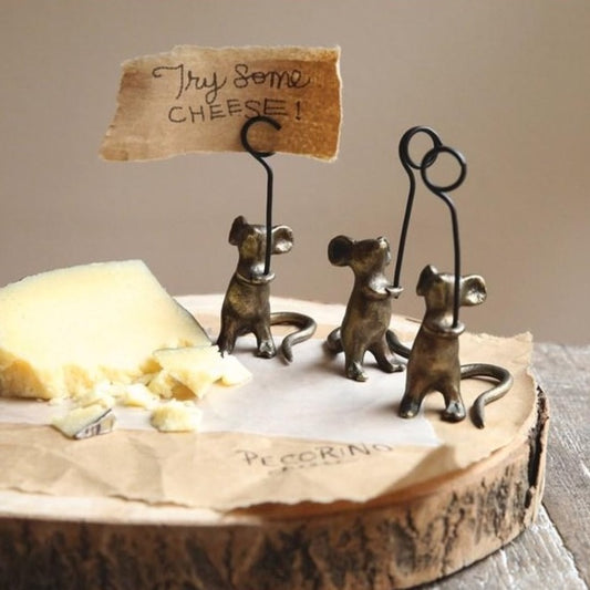 Cast Iron Mouse - Card Holder - Ganje’s