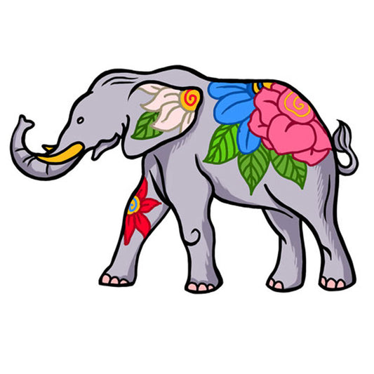 Elephant - Iron On Patch