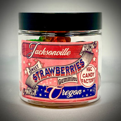 Sweet Strawberry Gummies - V&C Candy Factory