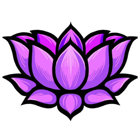 Lotus - Iron On Patch