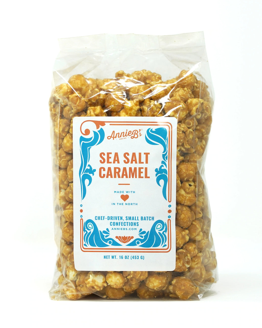 Sea Salt Caramel Popcorn - Annie B's - Large Bag