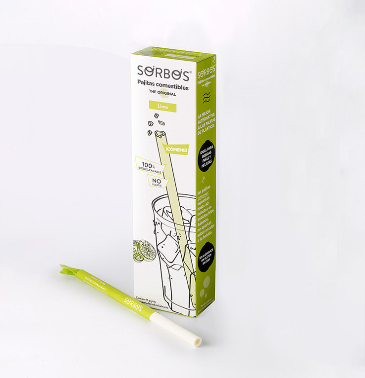 Lime - Edible Straw