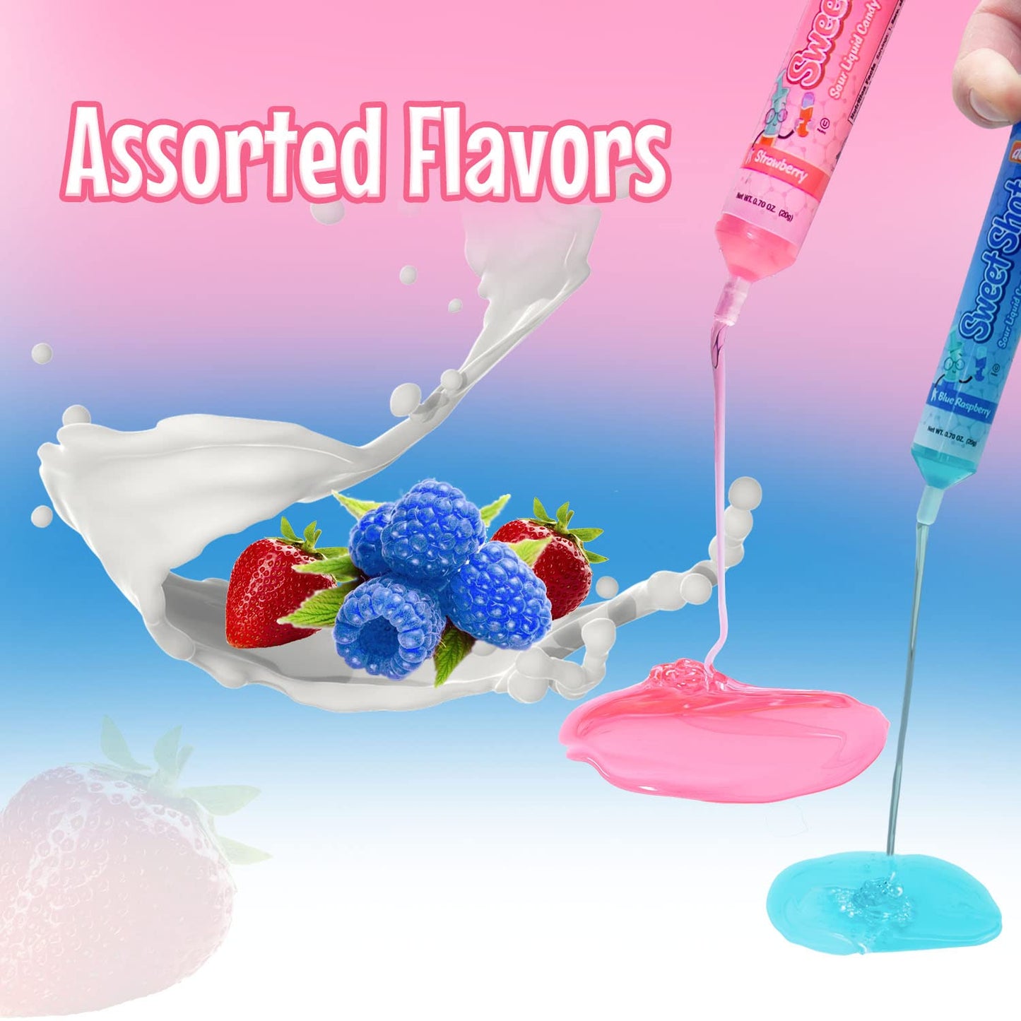 Sweet Shot - Sour Strawberry Gel Candy